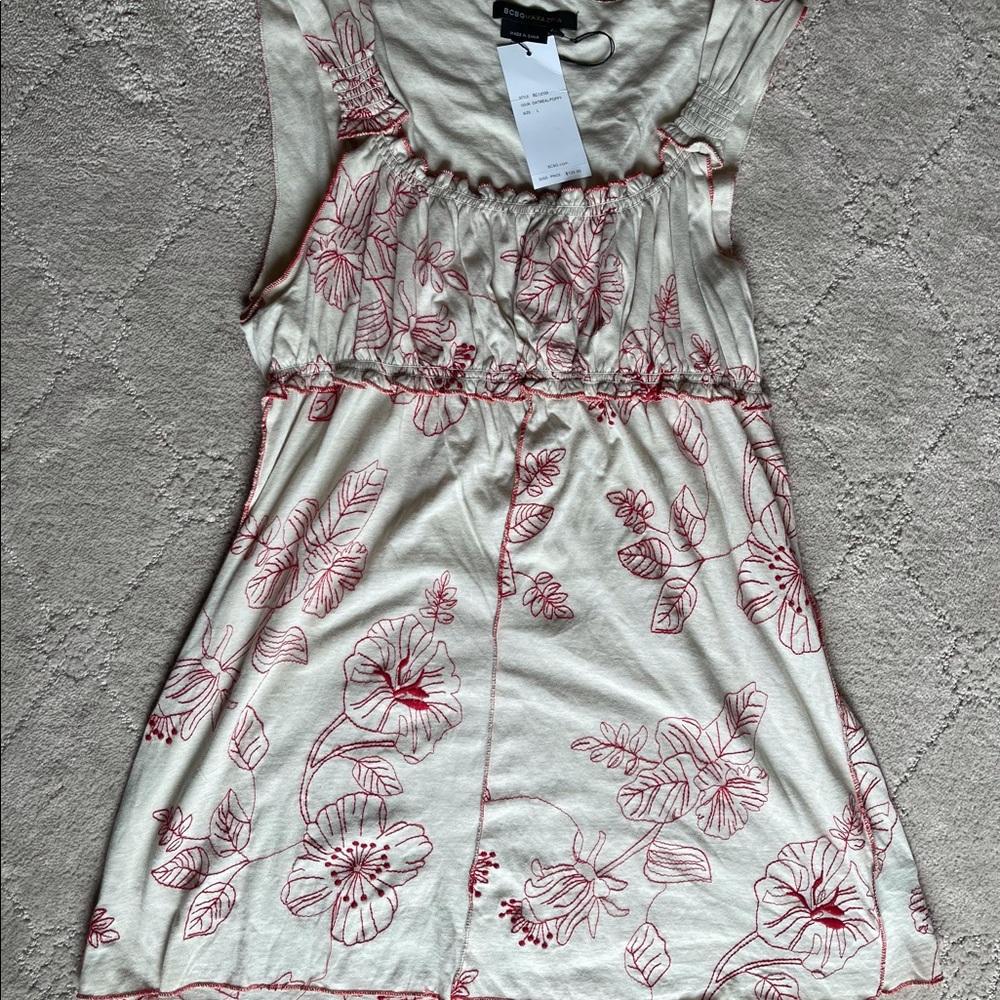 BCBGMaxAazria Babydoll tank